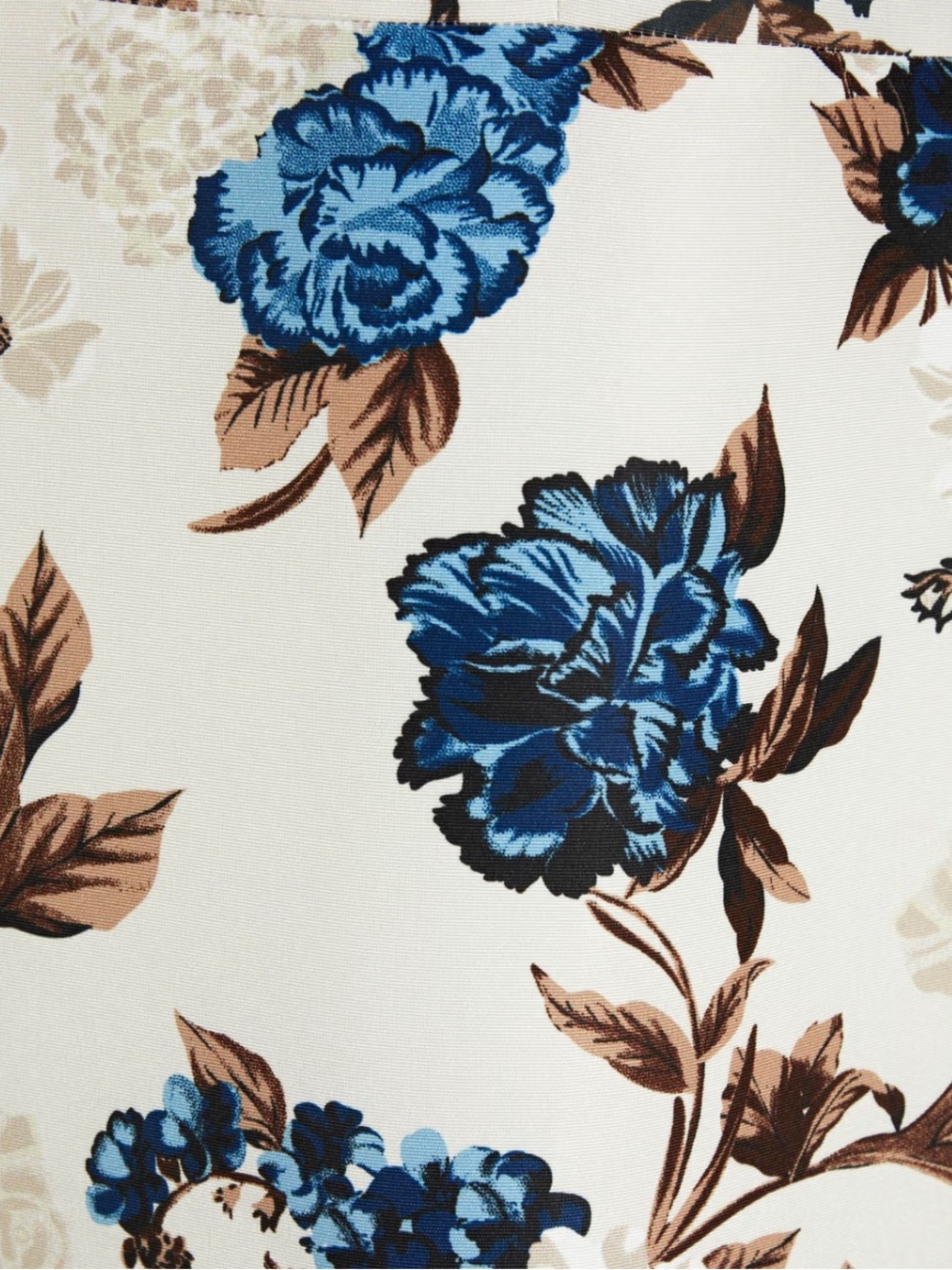 Tory Burch Lace Up Tie Back Floral Print Ottoman Midi Tank Dress NEW Size 12 - Picture 4 of 11